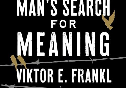 Book cover of Viktor E. Frankl's 'Man's Search for Meaning'.